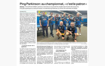 Championnat du monde de de Ping Parkinson 2025
